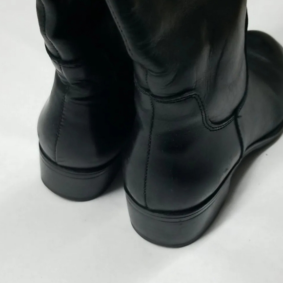 Franco Sarto Clarity Black/Brown Leather Tall Riding? Boots Size 6M - Picture 6 of 14